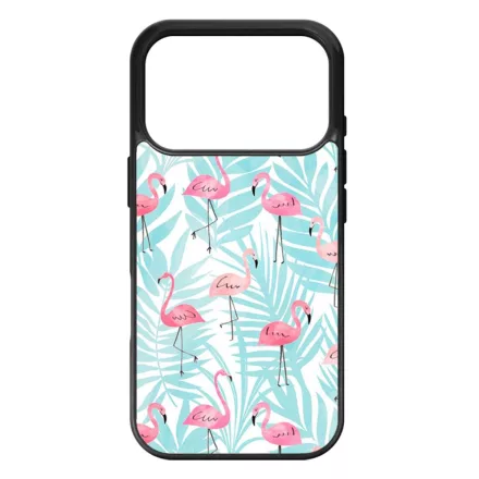 Flamingo Pálmafa nyár iPhone 17 Pro 18 Pro tok