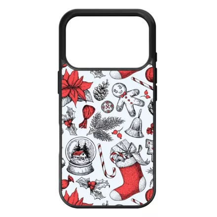 téli karácsonyi mintás textúra iPhone 17 Pro MagSafe tok