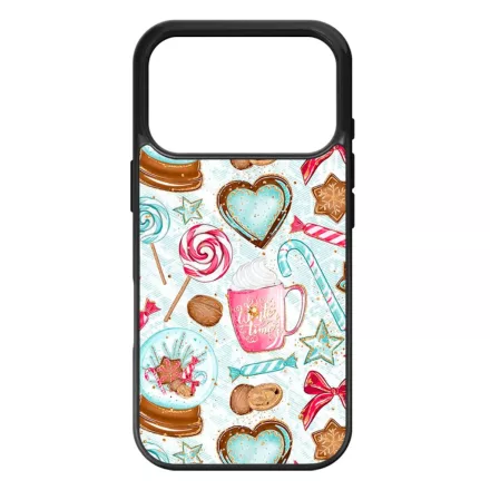 téli karácsonyi csajos mintás iPhone 17 Pro MagSafe tok