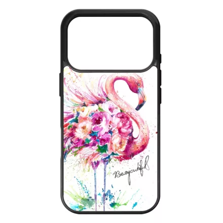 Álomszép Flamingo tropical summer nyári iPhone 17 Pro tok