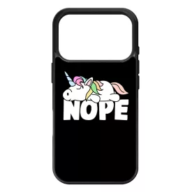 NOPE unikornis unicorn egyszarvú iPhone 17 Pro 18 Pro tok