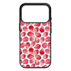 Strawberry BOOM - Eper mintás iPhone 17 Pro tok