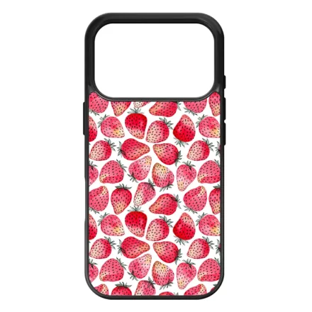 Strawberry BOOM - Eper mintás iPhone 17 Pro MagSafe tok