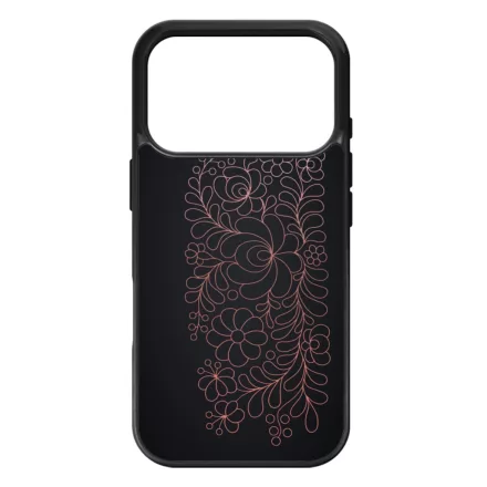 Elegáns Matyó - Rosegold magyar mintás hungarian folk iPhone 17 Pro MagSafe tok