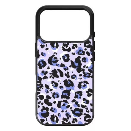 Purple Leopard Wild Beauty Csajos Allat mintas iPhone 17 Pro tok