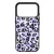 Purple Leopard Wild Beauty Csajos Allat mintas iPhone 17 Pro tok
