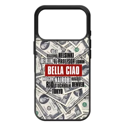 Bella Ciao MONEY nagypenzrablas lacasadepapel iPhone 17 Pro 18 Pro tok
