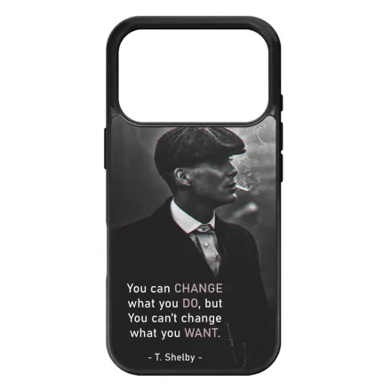 Tommy Shelby Change idezet peaky blinders iPhone 17 Pro MagSafe tok