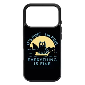 ezek csak cápák this is fine iPhone 17 Pro tok