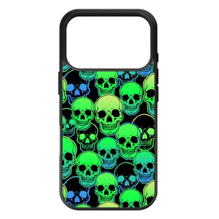 Green Skulls - Halloween iPhone 17 Pro 18 Pro MagSafe tok