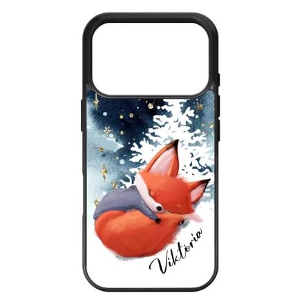 Tündéri róka - Téli mintás iPhone 17 Pro MagSafe tok