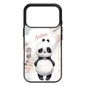 Édes kis Panda - Téli mintás iPhone 17 Pro 18 Pro tok