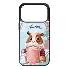 Kakaós hörcsög - Téli mintás iPhone 17 Pro tok