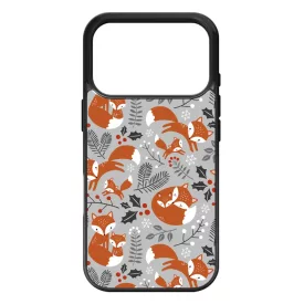 Szépséges téli róka mintás iPhone 17 Pro tok