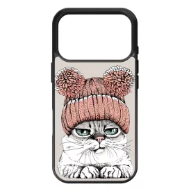 Cuki sapkás cica iPhone 17 Pro tok