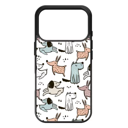 Tündéri rajzolt kutya mintás iPhone 17 Pro MagSafe tok