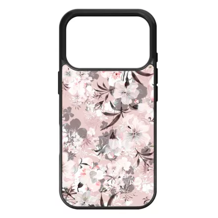Puderpink tavaszi viragos iPhone 17 Pro 18 Pro MagSafe tok