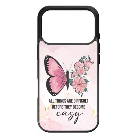 Pillango viragos motivacios iPhone 17 Pro MagSafe tok