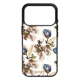 Különleges absztrakt kék virágzás iPhone 17 Pro tok