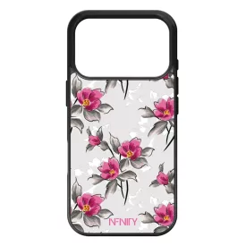 Szépséges pink virágok iPhone 17 Pro tok