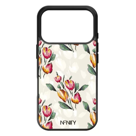 Gyönyörű tulipános Art iPhone 17 Pro MagSafe tok