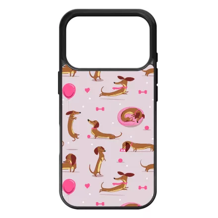 Édes kis tacsi mintás iPhone 17 Pro 18 Pro tok