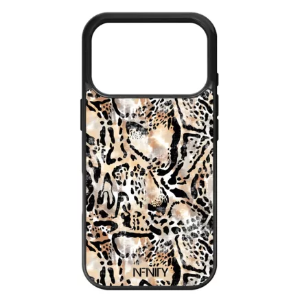 Különleges leopárd mintás iPhone 17 Pro 18 Pro MagSafe tok