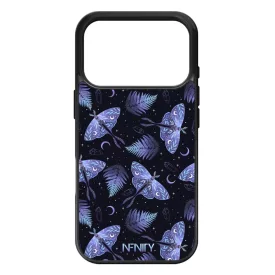 Csodaszép lila mágikus lepkék iPhone 17 Pro tok