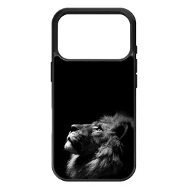 Fekete-fehér oroszlán iPhone 17 Pro 18 Pro tok