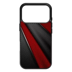 Carbon piros sávokkal iPhone 17 Pro Max / 18 Pro Max tok