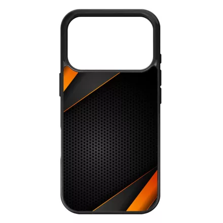 Naracs-fekete sávos carbon iPhone 17 Pro 18 Pro MagSafe tok