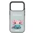 Névvel kérhető - Cuki pasztell Axolotl iPhone 17 Pro 18 Pro tok