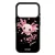 Névvel kérhető - Cuki Rózsaszín virágos Axolotl iPhone 17 Pro 18 Pro tok
