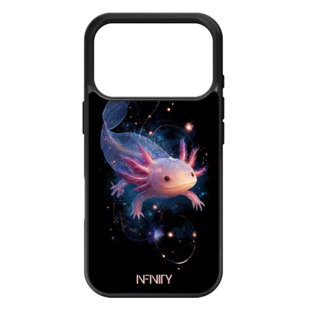 Névvel kérhető - Szépséges Axolotl iPhone 17 Pro 18 Pro MagSafe tok