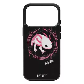 Névvel kérhető - Hacker logo Axolotl iPhone 17 Pro 18 Pro tok