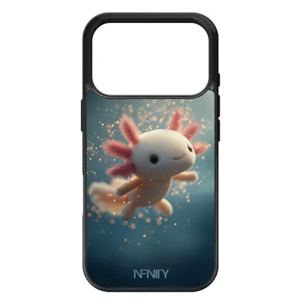 Tündéri plüss hatású Axolotl iPhone 17 Pro 18 Pro tok