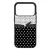 szerelem love fekete fehér pöttyös iPhone 17 Pro Max tok