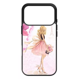 virágos fashion menyasszony párizs paris eiffel torony tavaszi iPhone 17 Pro Max / 18 Pro Max tok