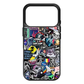 NASA matricabomba astronaut űrhajós stickerbomb iPhone 17 Pro Max tok