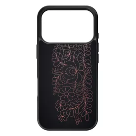 Elegáns Matyó - Rosegold magyar mintás hungarian folk iPhone 17 Pro Max tok