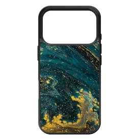 Luxury Blue Aranylo marvany iPhone 17 Pro Max tok