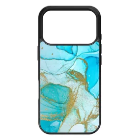 Ocean Blue Gold marvanyos marvany mintas iPhone 17 Pro Max / 18 Pro Max tok