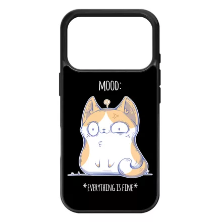 Cat Mood cicas macskas this is fine iPhone 17 Pro Max MagSafe tok