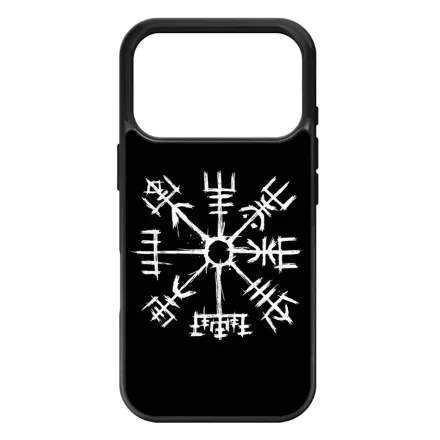 Black Vegvisir - Vikings iPhone 17 Pro Max / 18 Pro Max tok