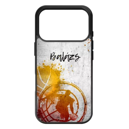 Kerd a Neveddel Grunge Kosarlabda iPhone 17 Pro Max MagSafe tok