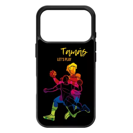 Kerd a Neveddel FOR HIM kezilabda mintas iPhone 17 Pro Max / 18 Pro Max tok