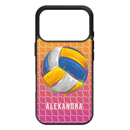 Kerd a neveddel Csajos Roplabda mintas iPhone 17 Pro Max / 18 Pro Max tok