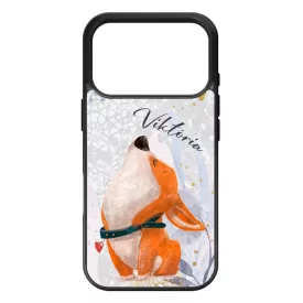 Cuki corgi kutyus - Téli mintás iPhone 17 Pro Max / 18 Pro Max tok