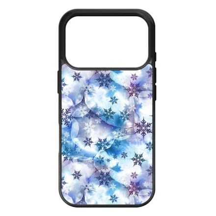 Téli Szépséges Hópihe mintás iPhone 17 Pro Max MagSafe tok