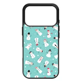 Cuki hóember mintás - Téli mintás iPhone 17 Pro Max tok